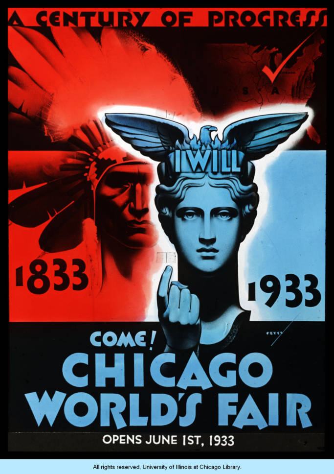 Chicago Worlds Fair Promotional Poster